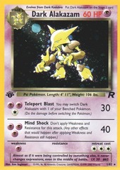 Dark Alakazam - 1/82 - Holo Rare - 1st Edition